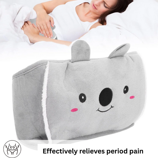 Hot Water Bottle with Plush Waist Cover