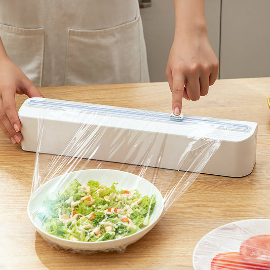 Plastic Wrap Dispenser With Cutter