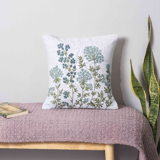 Sirevest Azure Bloom Pillow Cover